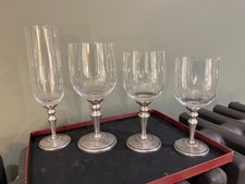 service verres cristal et pied