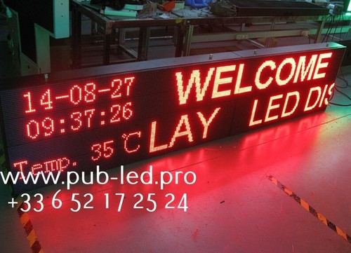 Led journal lumineux - “journal, lumineux”