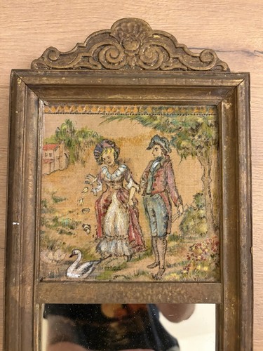 Antique mirror trumeau - antique,