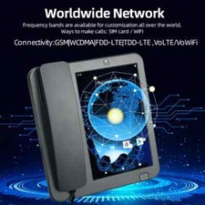 8 Inch Big Screen Android Desk Phone With Sim Card Slot 4G Video Telephone