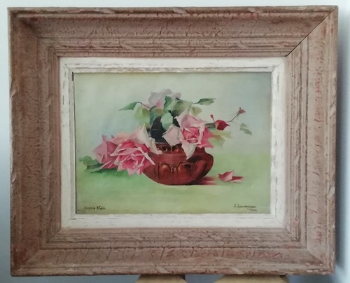 Tableau ancien huile nature - tableau,