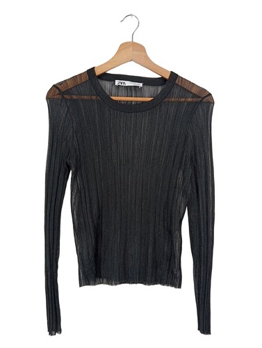 Zara blouse transparente dames - blouse,