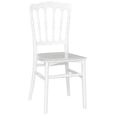 Chaise Napoleon En Plastique Blanche Modèle Renforcé