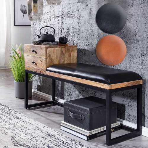 Finebuy banc cuir 100 cm - finebuy,