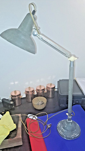 Lampe atelier super chrome - lampe,
