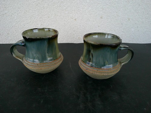 Tasses ceramique signees - tasses,