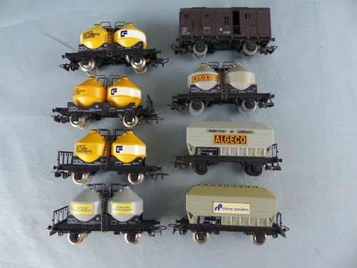 Jouef lot de 8 wagons - ho,