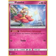 Flabebe Pokemon card| Near mint| Banned card, 83131 with case