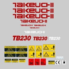 Takeuchi TB230 Mini Digger