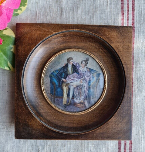Ancien cadre miniature - ancien,