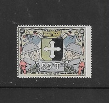 FRANCE WWI DELANDRE 55o. REGIMENT TERRITORIAL    (WW910)  **** ALBUM DES TIMBRE