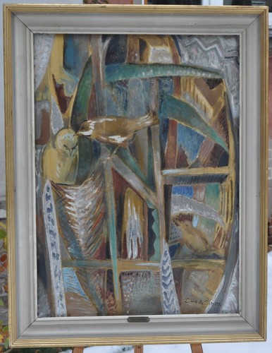 Peinture huile sur - peinture, à