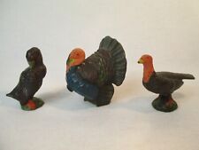Ligneol mass toy animals Auerhahn 3 pieces old
