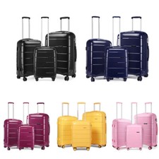 Valises rigides PP 20-24-28 pouces set bagage à main cabine trolley voyage