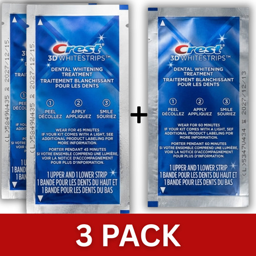 Crest whitestrips strips - 3d,