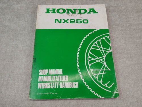 Manuel atelier origine honda - manuel, d'atelier