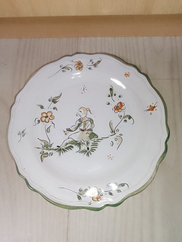 Assiette murale moustiers - assiette,