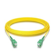 Câble Fibre Optique OS2 SC/APC-SC/APC Monomode Simplex , LSZH, Jaune -1m-100m