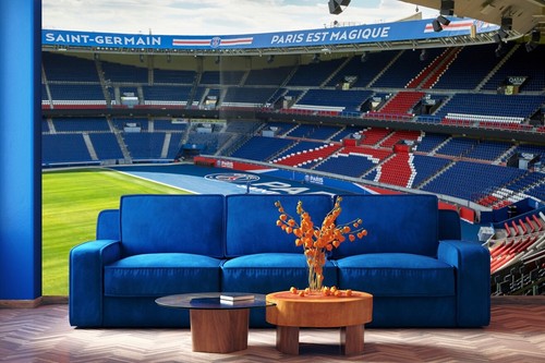 Papier peint vinyle football - peint,