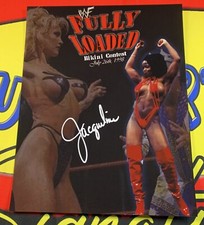 JACQUELINE WRESTLEMANIA BIKINI CONTEST  (vs. SABLE) Autographed 8x10 Photo