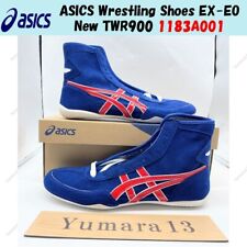 Chaussures de lutte ASICS EX-EO neuves TWR900 1083A001 bleu rouge blanc homme...