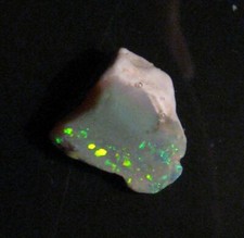 O&co Australian black rough opal Lightning Ridge 3ct opale noire