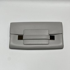 Delvaux Madame Grey Leather