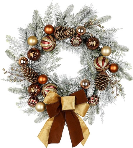 Couronne noël 60cm lot de - couronne,