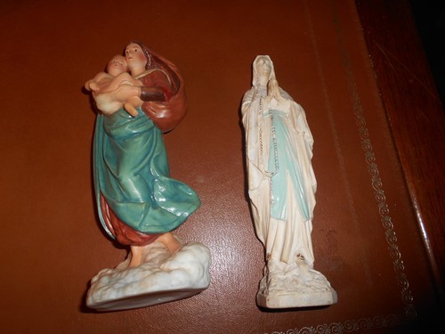 Statue vierge marie lot - la,