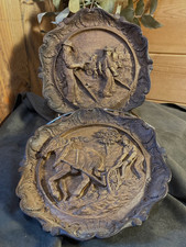 Duo d'assiettes murale