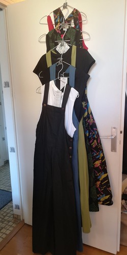 Robe salopette longue fantazia - robe,