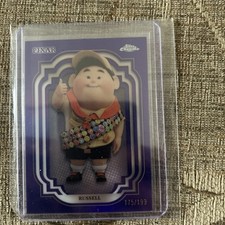 2024 Topps Chrome Disney Russell UP Pixar #/199 PURPLE REFRACTOR