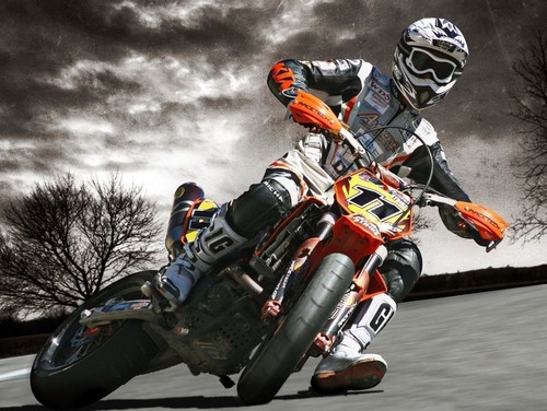 Motocross Moto Neuf Poster