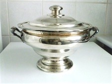 légumier en métal argenté 2