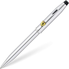 Cross Century II Ferrari Stylo Roller - Chrome Poli - Encre Noir - Ø 0,7mm