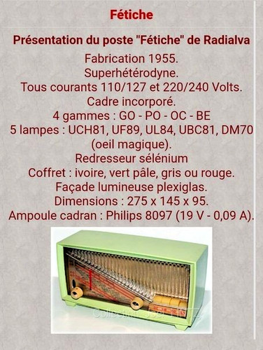 Rare poste radio lampes - rare,