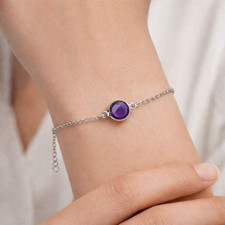 Bracelet En Argent Massif Avec