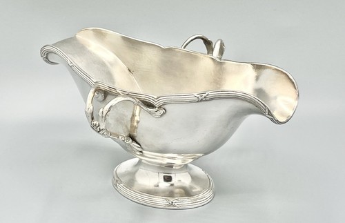 Saucière métal argenté - saucière, en