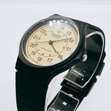 CASIO Standard Quarts UNISEX Watch Beige Dial MQ-24-9B Analog From Japan 32mm