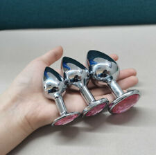 Sextoy Bijou Plug Anal Plaisir Sexuel Homme Femme en Metal Prostate Taille S L M