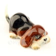 Maison de Poupées Miniature Céramique Chiot Beagle
