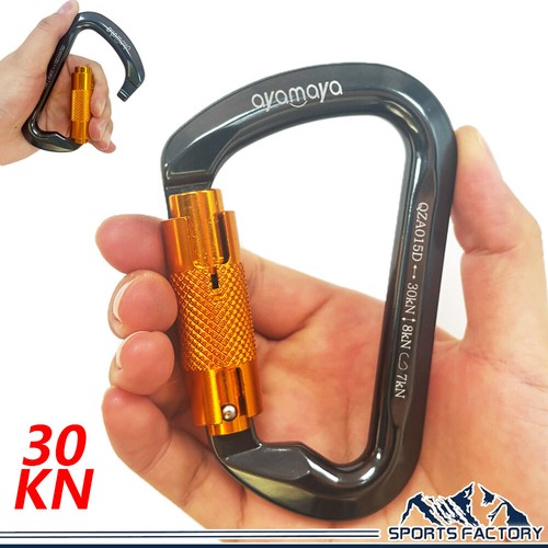 30kn auto locking carabiner - 30kn,