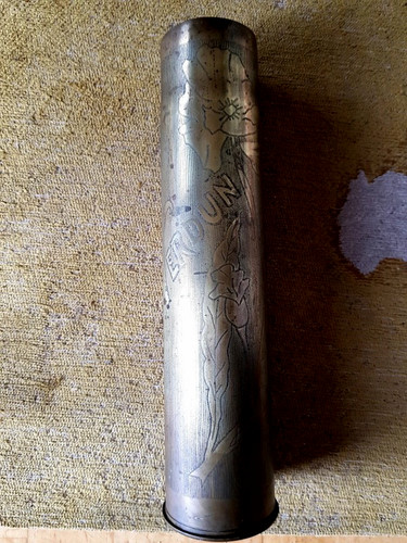 Vase obus verdun métal - 14/18,