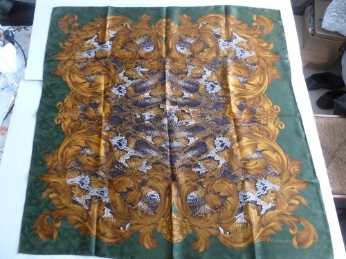 Guepard foulard soie carré - guepard,