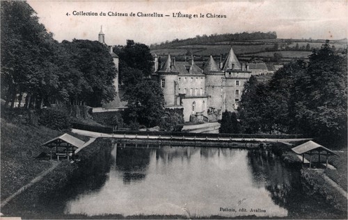 Cpa chastellux l étang - 89, l'Étang