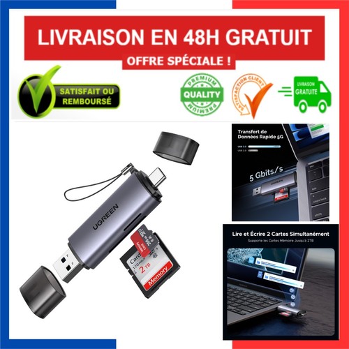 Lecteur cartes microsd - sd,