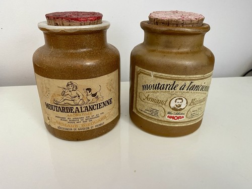 Ancien pot moutarde - ancien, à