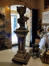 Hermes Statue Thermometer Bronze Brass Antique Rare Item