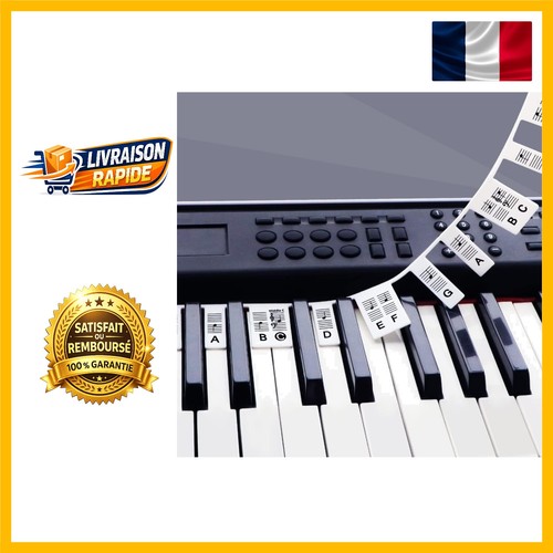 étiquette piano touches - Étiquette, de