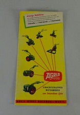 Brochure/Brochure Agria Single Axle Tractor Program Stand Circa 1955